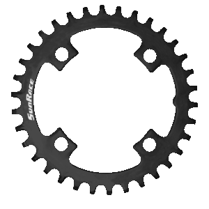Chainring SUNRACE Narrow-Wide BCD 104 34T
