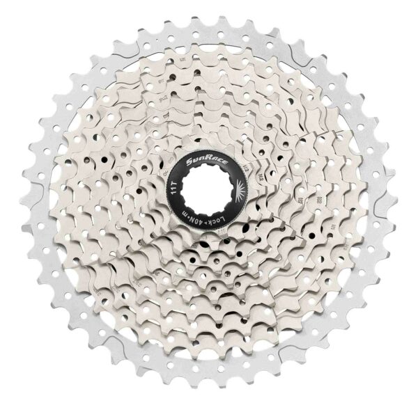 Cassete SUNRACE 10v 11-40 Metálico/Preto CSMS3