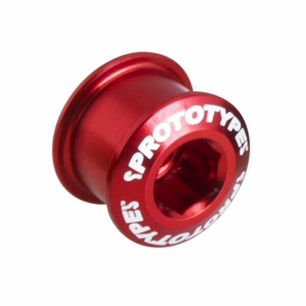 Parafuso Pedaleiro PROTOTYPE curto 65 (x5) Vermelho