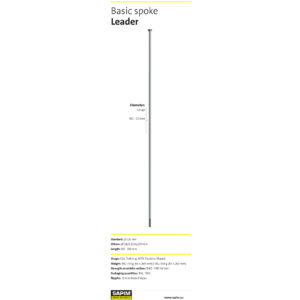 Radio 156 - 310 SAPIM Leader Acero inoxidable - 14G - SP- Plata